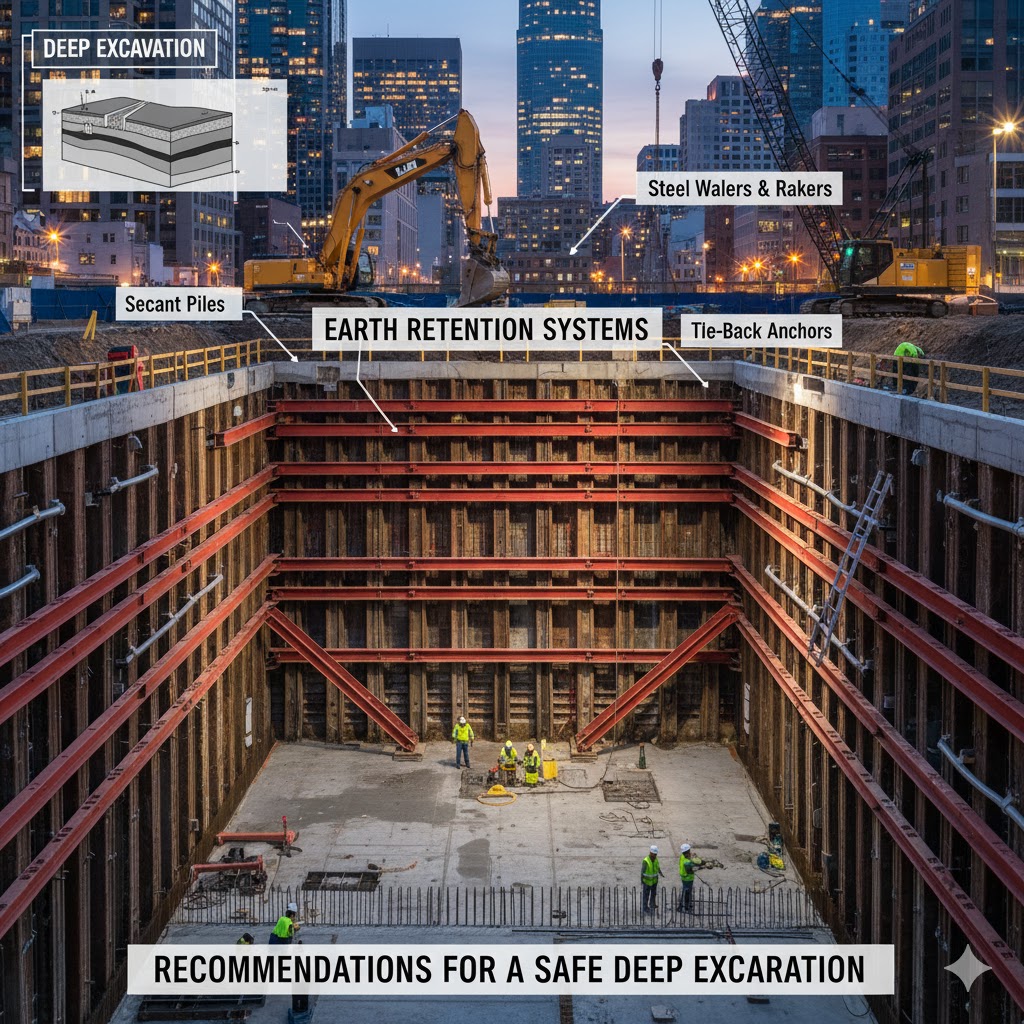 Recommendation to Deep Excavation