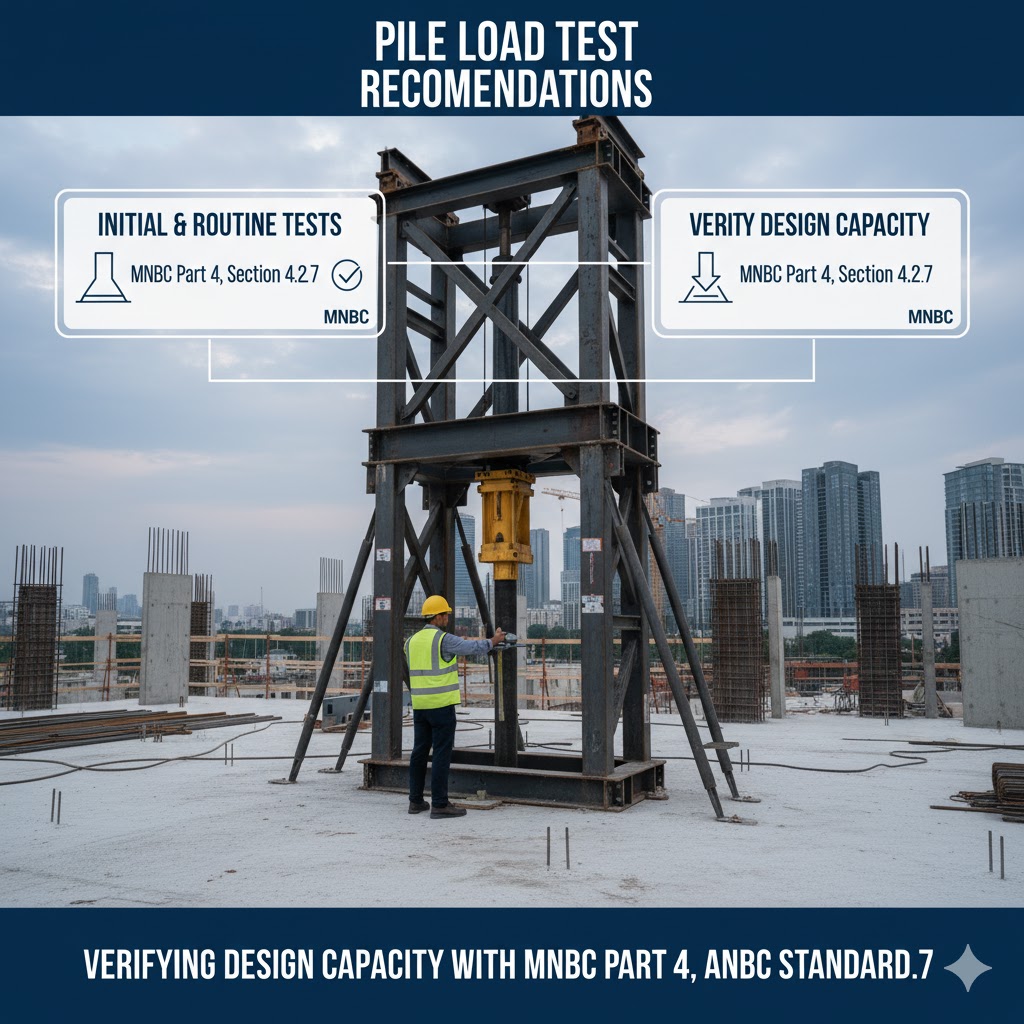 Recommendation to Pile Load test